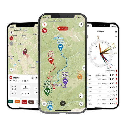 Obojek DOG TRACE a GPS a výcvikovým systémem DOG GPS X30T
