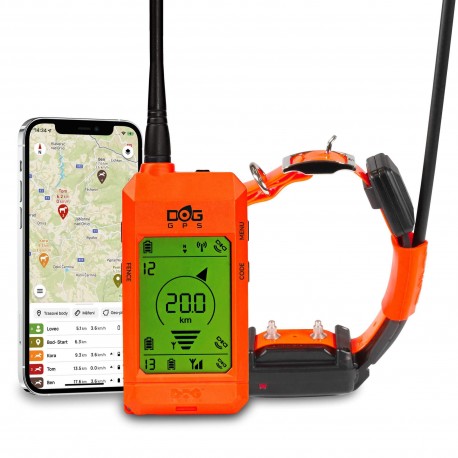 Obojek DOG TRACE a GPS a výcvikovým systémem DOG GPS X30T