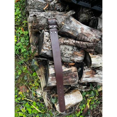 Kožený obojek Sorbon široký 4 cm